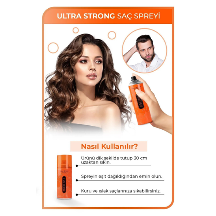 Morfose N.G. Saç Spreyi 75Ml. Ultra Strong