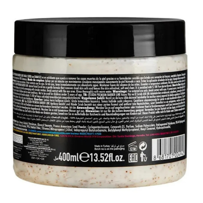 Ossion Facial Scrub 400Ml. Apricot