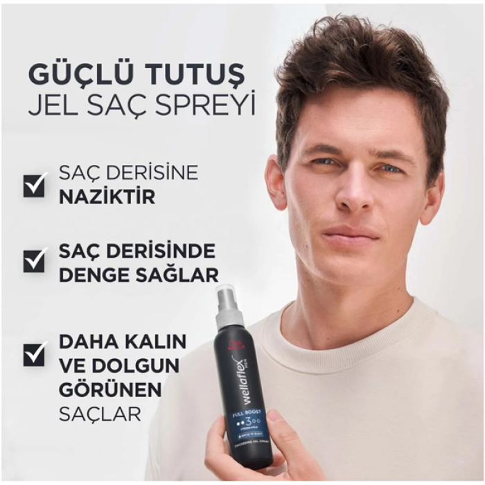 Wellaflex Jel Saç Spreyi 150Ml. Men