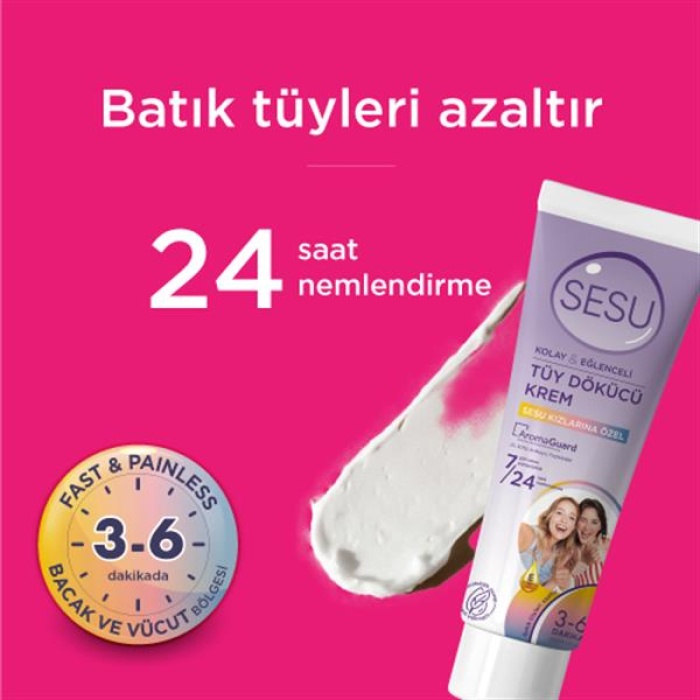 Sesu Tüy Dökücü Krem 100Ml. Ağdaya İlk Adım