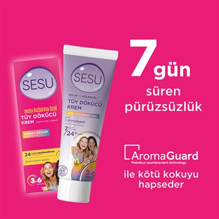 Sesu Tüy Dökücü Krem 100Ml. Ağdaya İlk Adım