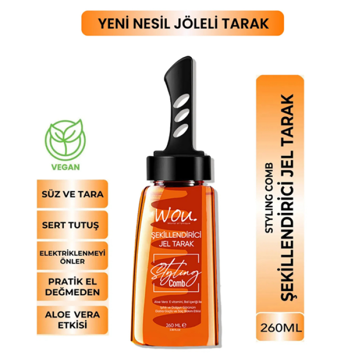 Wou Saç Şekillendirici Jel Tarak 260Ml