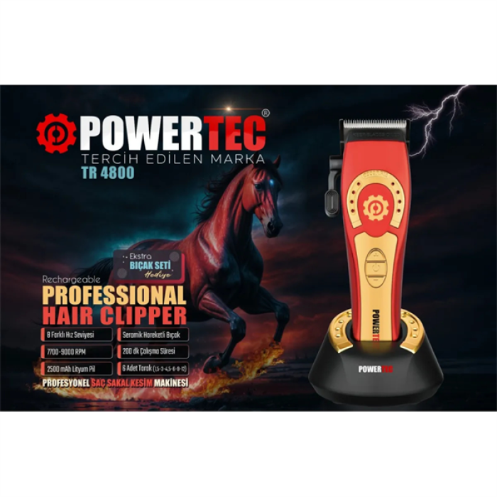 Powertec Saç Kesim Makinesi TR-4800