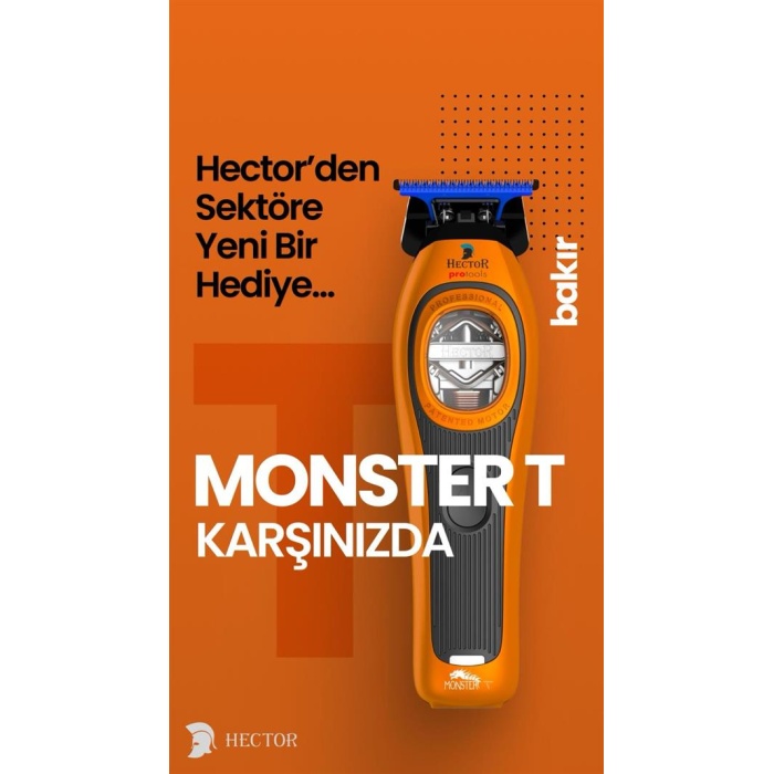 Hector Tıraş Makinesi Monster T Turuncu