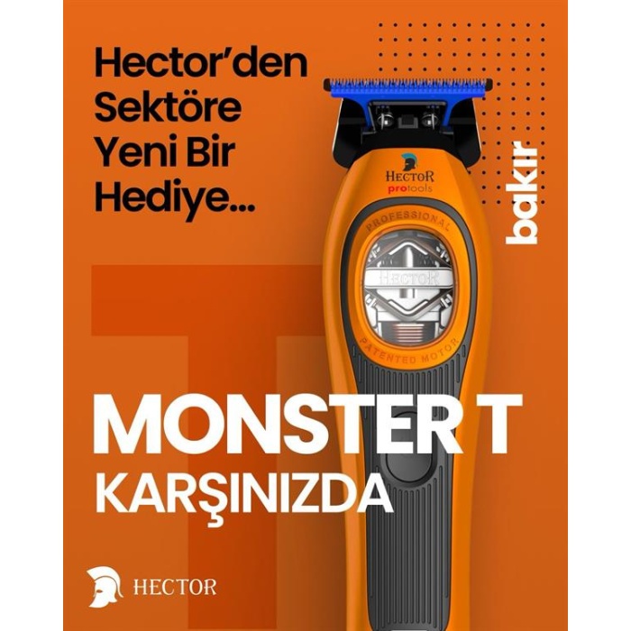 Hector Tıraş Makinesi Monster T Turuncu