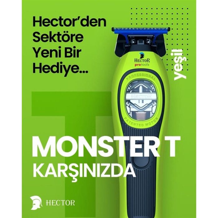 Hector Tıraş Makinesi Monster T Yeşil