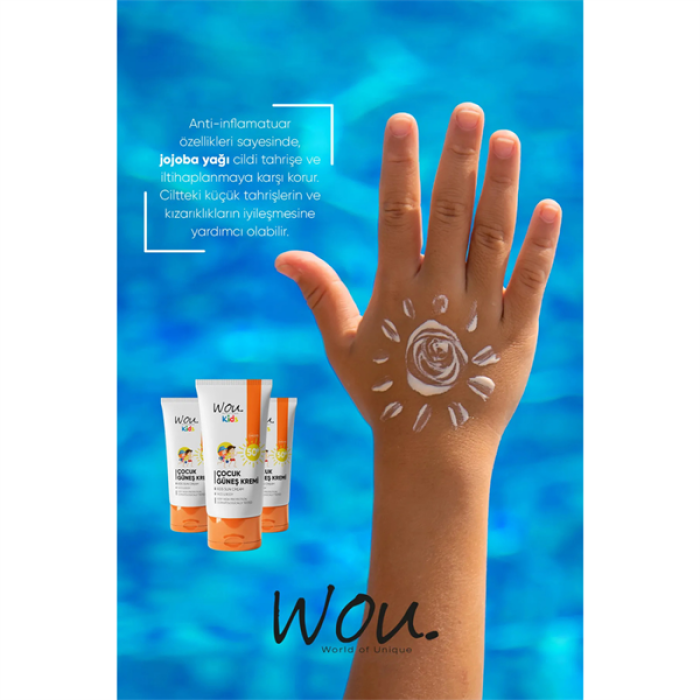Wou Çocuk Güneş Kremi 50+ 50Ml.