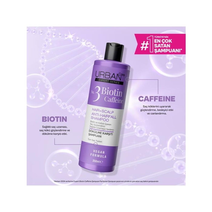 Urban Şampuan 350Ml. Biotin&Caffeine