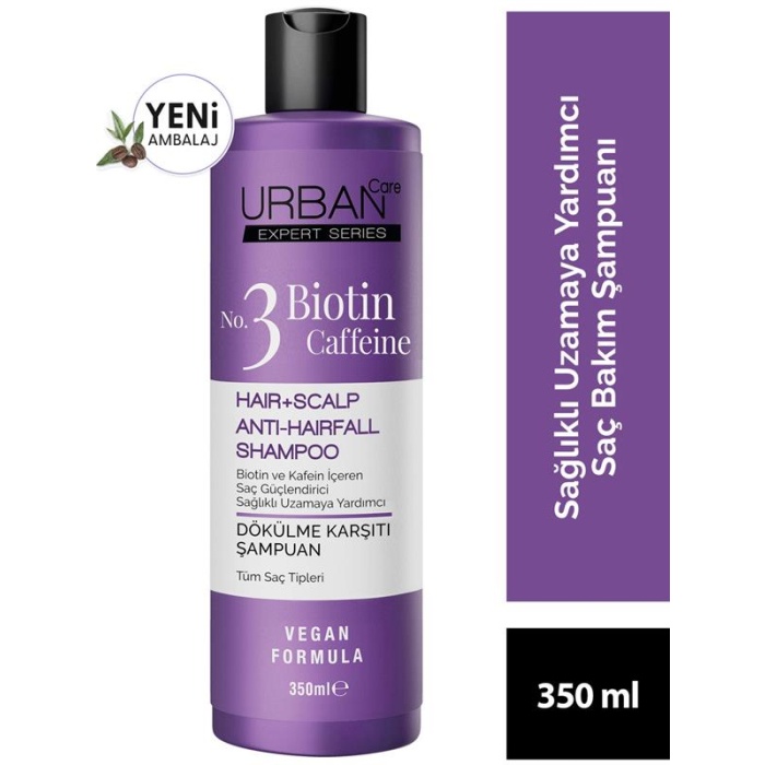 Urban Şampuan 350Ml. Biotin&Caffeine