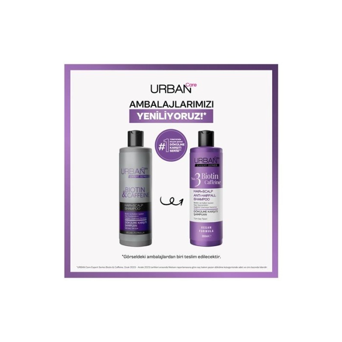 Urban Şampuan 350Ml. Biotin&Caffeine