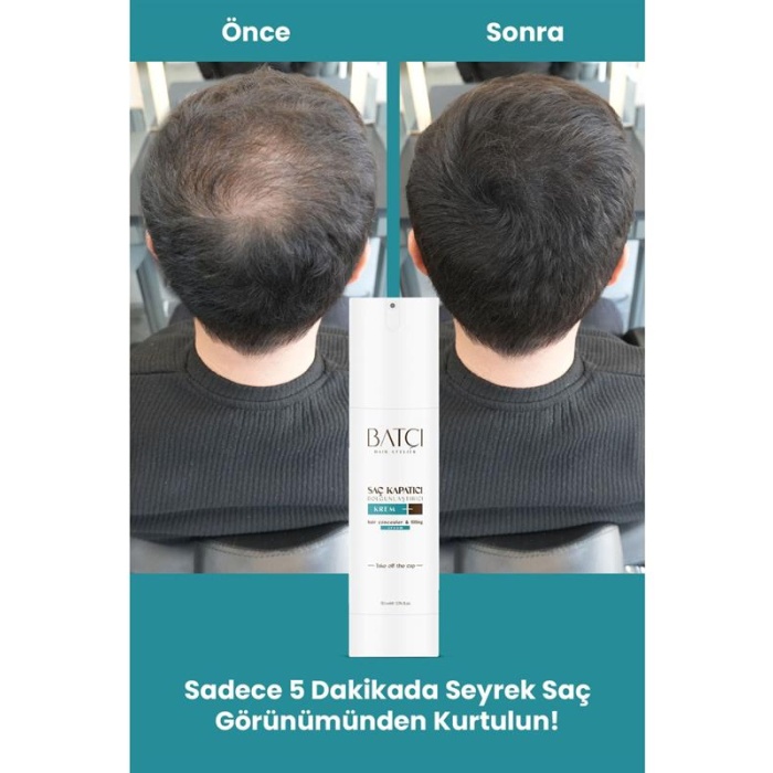 Batçı Saç Kapatıcı-Dolgunlaştırıcı Krem 50Ml.
