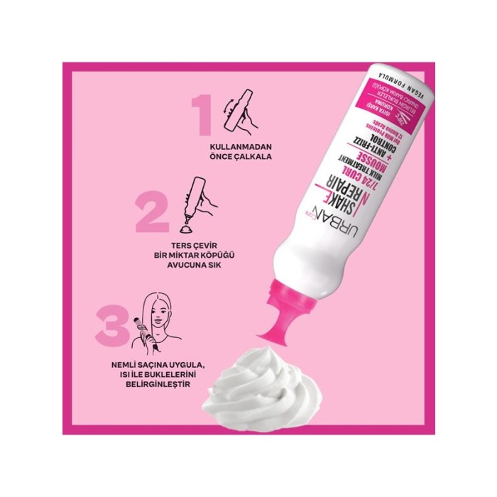 Urban Shake N Repair 150Ml. Anti-Frizz Curl Milk