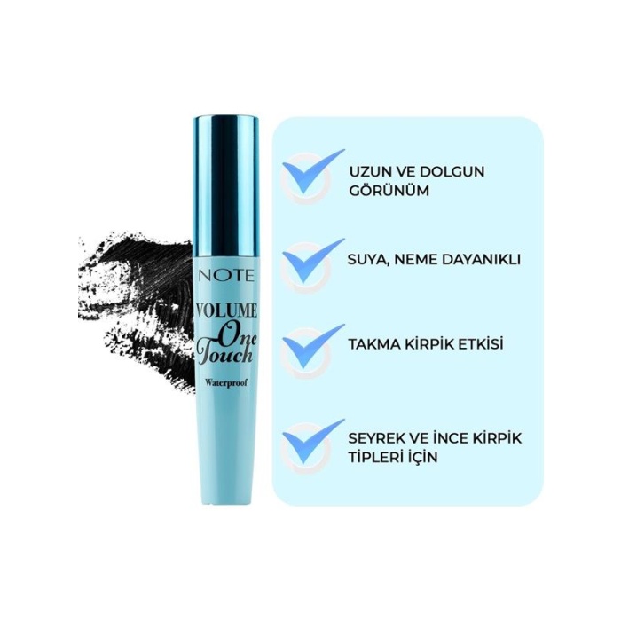 Note Volume One Touch Waterproof Mascara