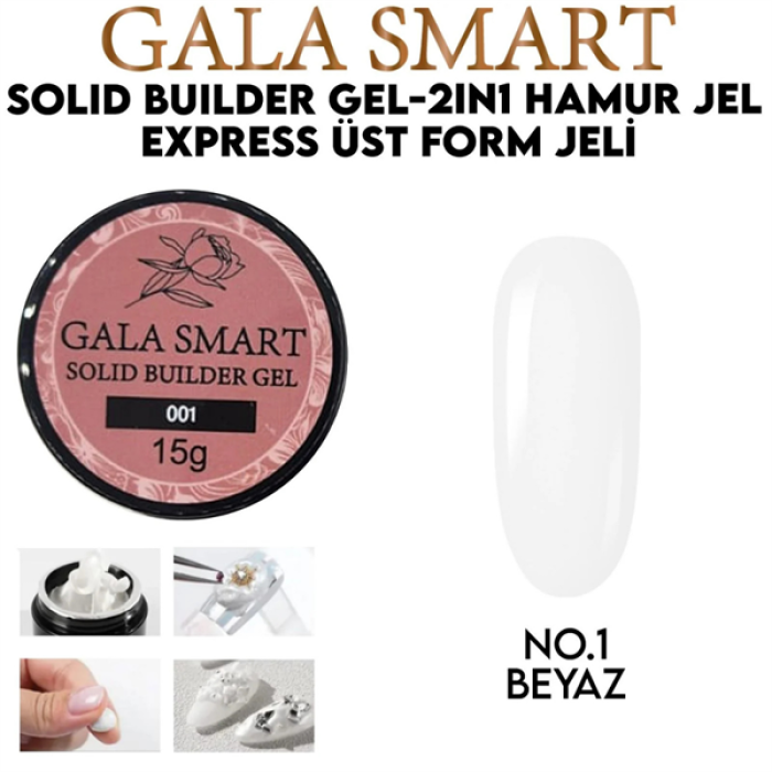 Gala Smart Solid Builder Gel 15Gr. 001