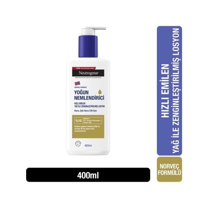 Neutrogena Vücut Losyonu 400Ml. Yağ İle Zeng.