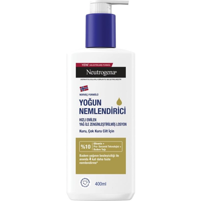 Neutrogena Vücut Losyonu 400Ml. Yağ İle Zeng.