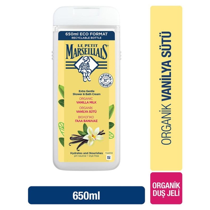 Marseiliais Duş Jeli 650Ml. Vanilya Sütü