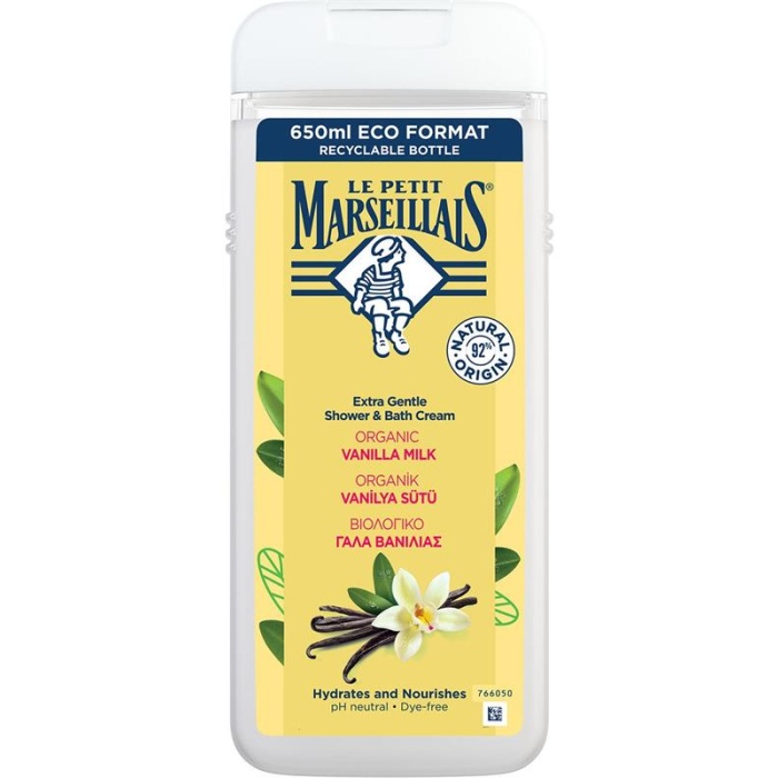 Marseiliais Duş Jeli 650Ml. Vanilya Sütü
