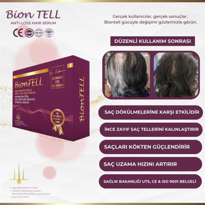 Biontell Saç Dökülme Önleyici Ampul