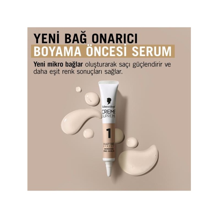 Schwarzkopf Creme Supreme Kit Boya 1-0 Siyah