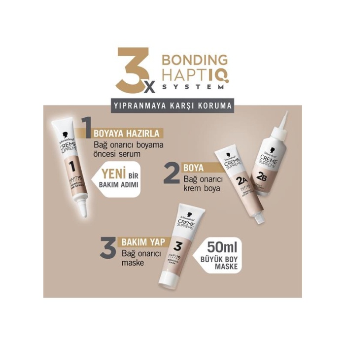 Schwarzkopf Creme Supreme Kit Boya 5-1 Soğuk Kahve