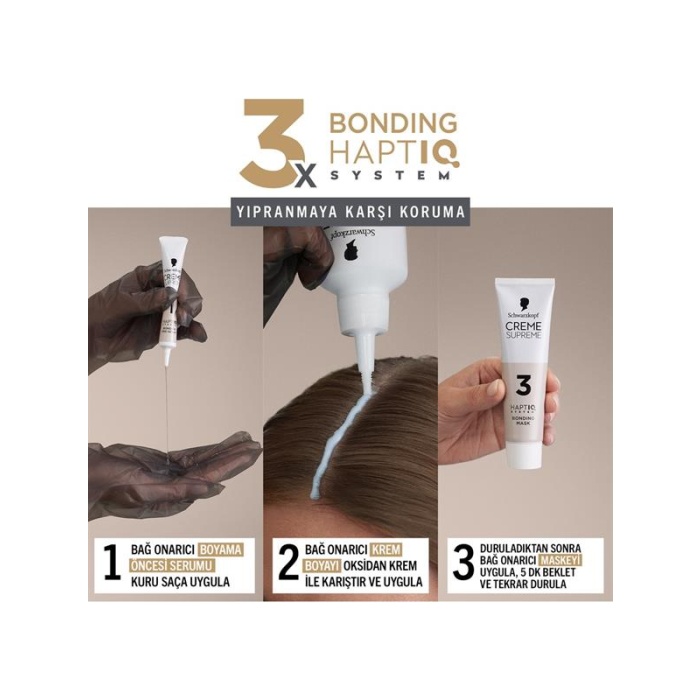 Schwarzkopf Creme Supreme Kit Boya 9-16 K.S.Sarı