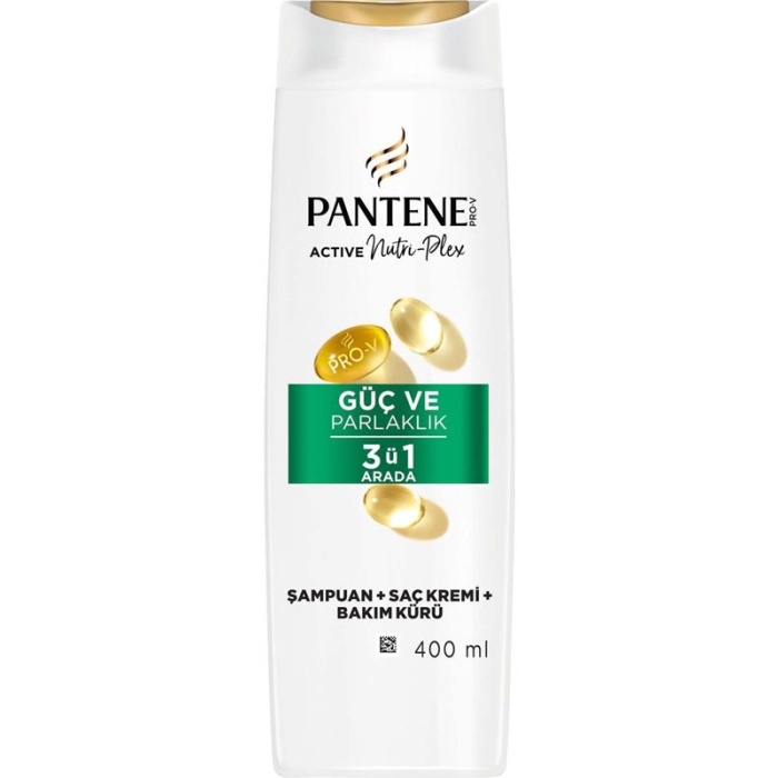 Pantene Şampuan 400Ml. 3İn1 Güç Ve Parlaklık