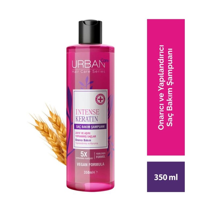 Urban Şampuan 350Ml. Intense&Keratin (Şeffaf)