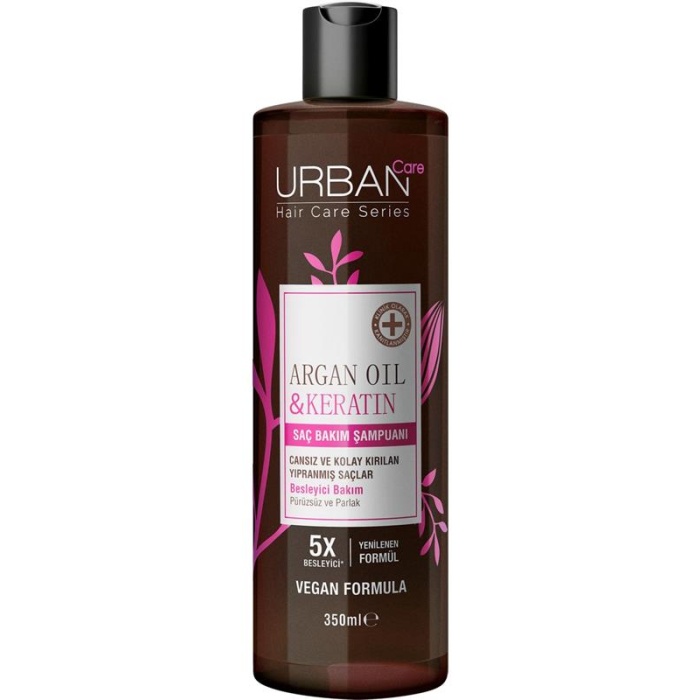 Urban Şampuan 350Ml. Argan Oil&Keratin (Şeffaf)
