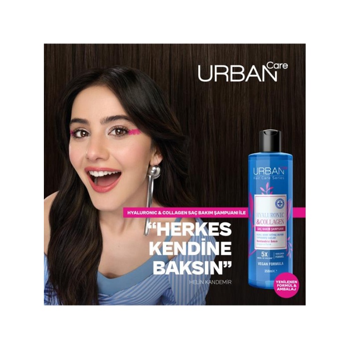 Urban Şampuan 350Ml. Hyaluronic Acid&Collagen (Ş)