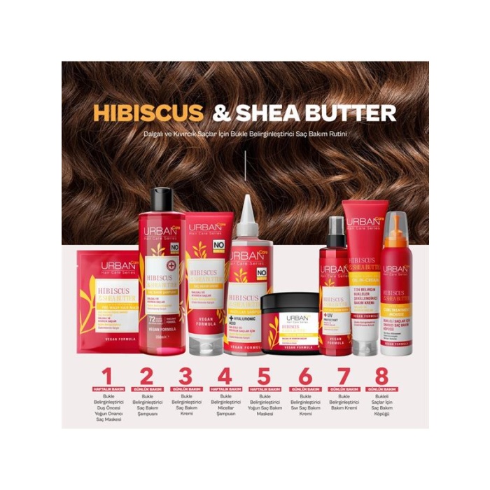 Urban Şampuan 350Ml. Twisted Curls Hibiscus (Ş)