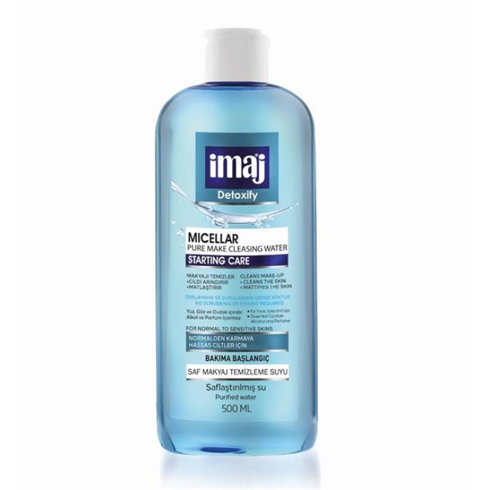 İmaj Saf Makyaj Temizleme Suyu 500Ml.