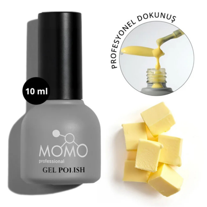 Momo Cover Butter Yellow Rubber Base Coat 10Ml.