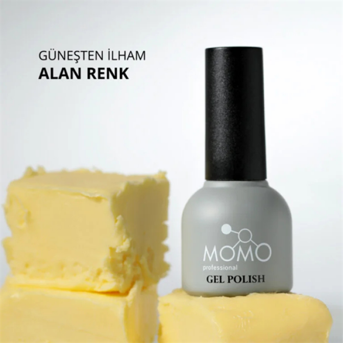 Momo Cover Butter Yellow Rubber Base Coat 10Ml.