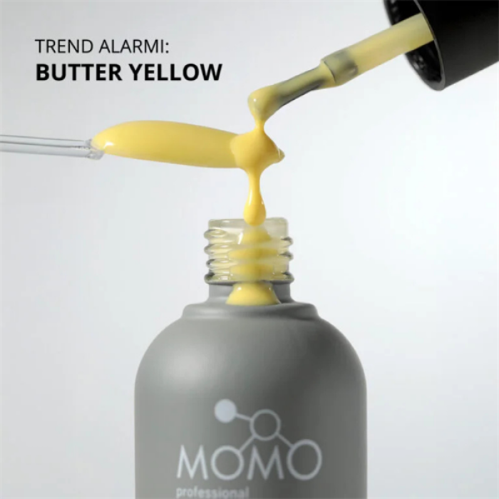 Momo Cover Butter Yellow Rubber Base Coat 10Ml.