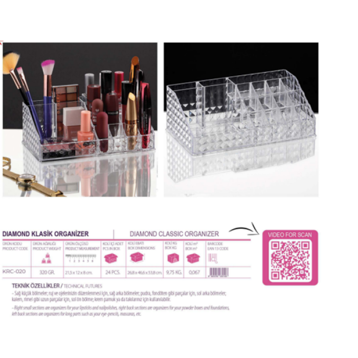 Black Stone Diomand Klasik Organizer KRC-020