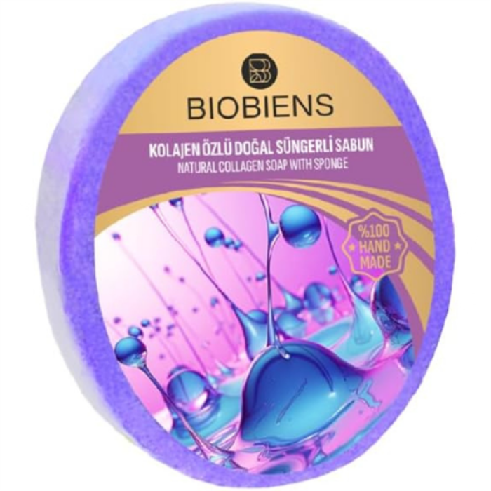 Biobiens Süngerli Sabun 130Gr. Kolajen