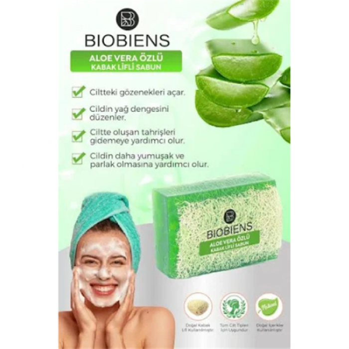 Biobiens Lifli Sabun 100Gr. Aloe Vera