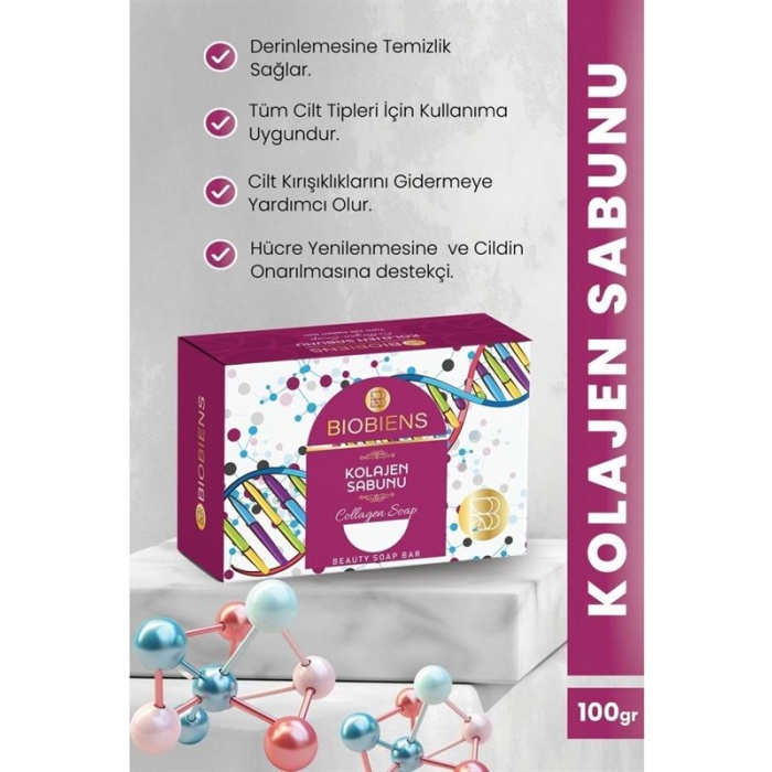 Biobiens Sabun 100Gr. Collagen