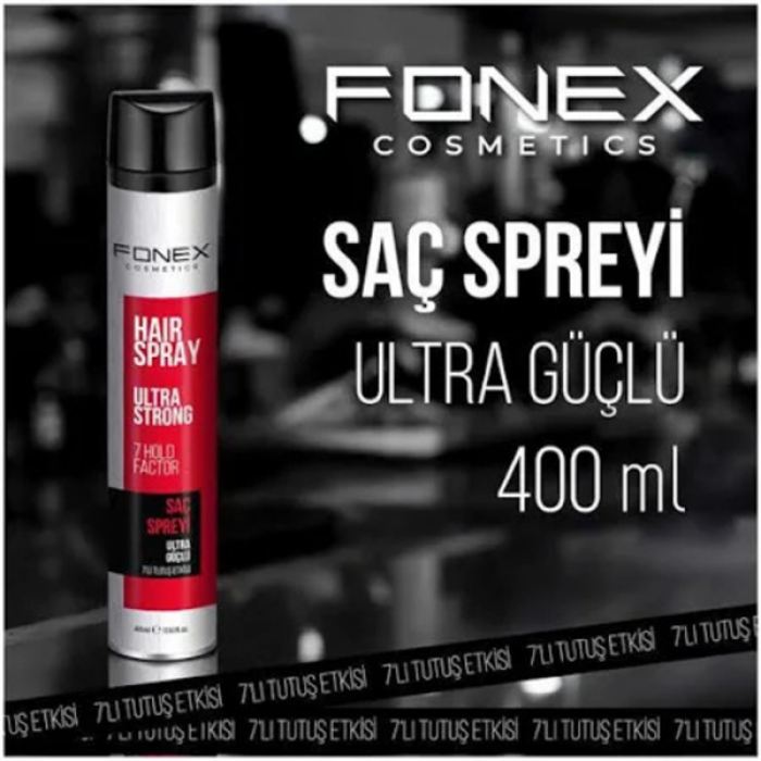 Fonex Saç Spreyi 400Ml. Ultra Strong