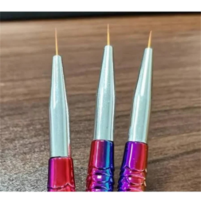 Balık Desenli Nail Art Fırçası 3Lü