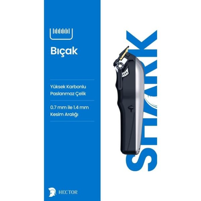 Hector Shark Tıraş Makinesi Titanyum