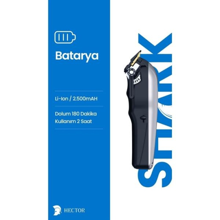 Hector Shark Tıraş Makinesi Titanyum