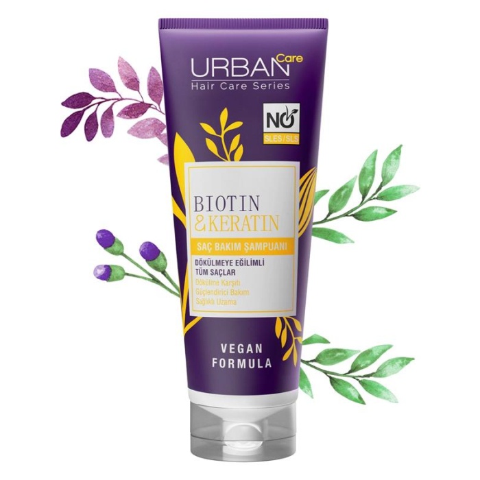Urban Care Şampuan 250Ml. Biotin&Keratin Sülfatsız