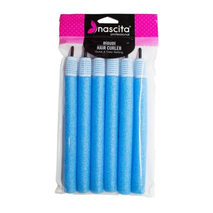 Nascita 1,6*20Cm/6Lı Klipsli Esnek Bigudi 48
