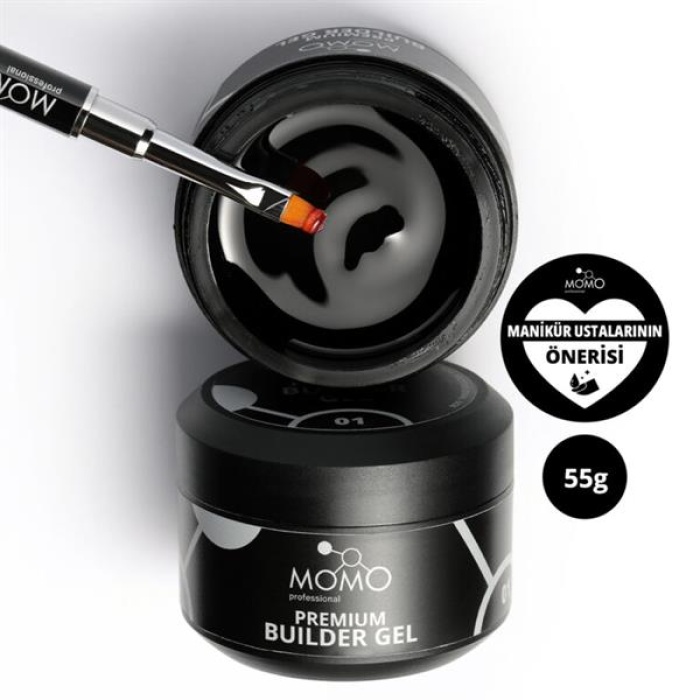 Momo Premium Builder Gel 55Gr. No:01