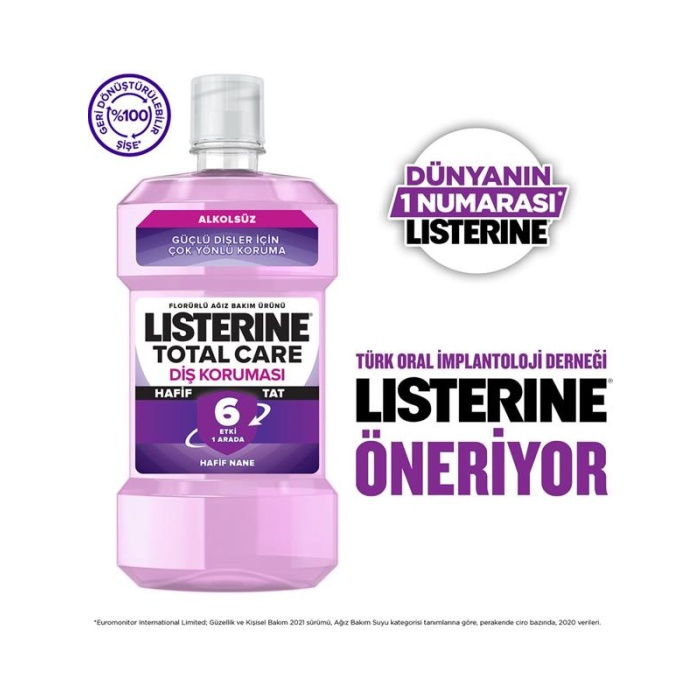 Listerine Ağız Bakım Suyu 500Ml. Total Care