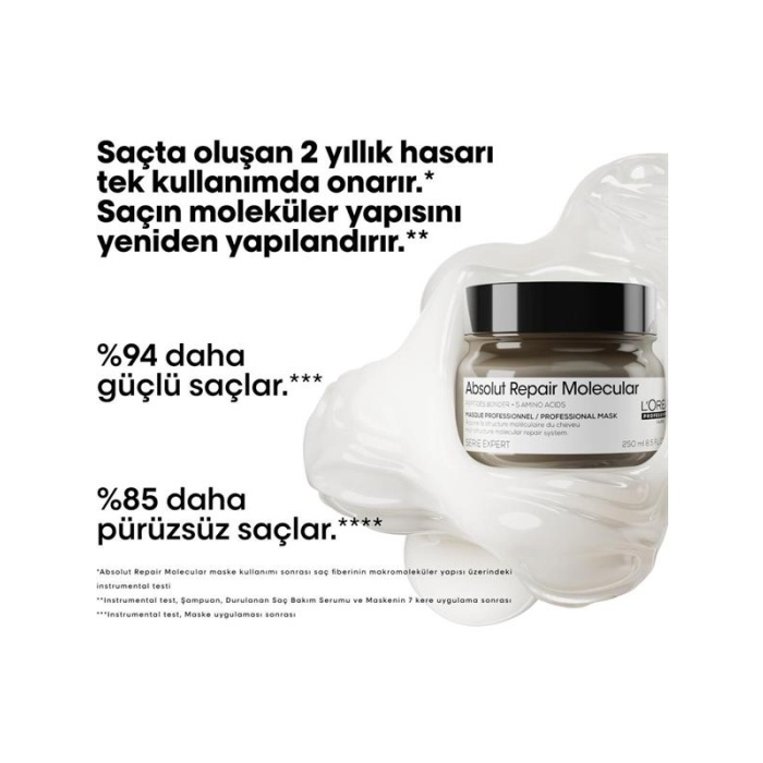 Loreal Saç Maskesi 250Ml. SEII Absolut Repair Mol.