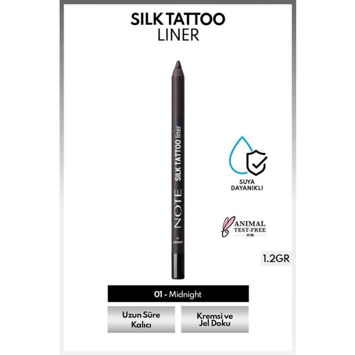 Note Silk Tattoo Liner 1,2Gr. 01 Midnigt