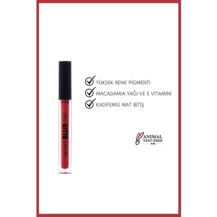 Note Velvet Blur Tint 4Ml. 05 Red Mirage
